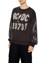 ACDC Rhinestone Pullover