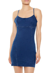 Bodycon Denim Cami Mini Dress