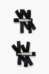 Bow Gator Hair Clip Set