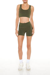 Active Seamless Glitter Sports Bra