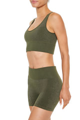 Active Seamless Glitter Sports Bra