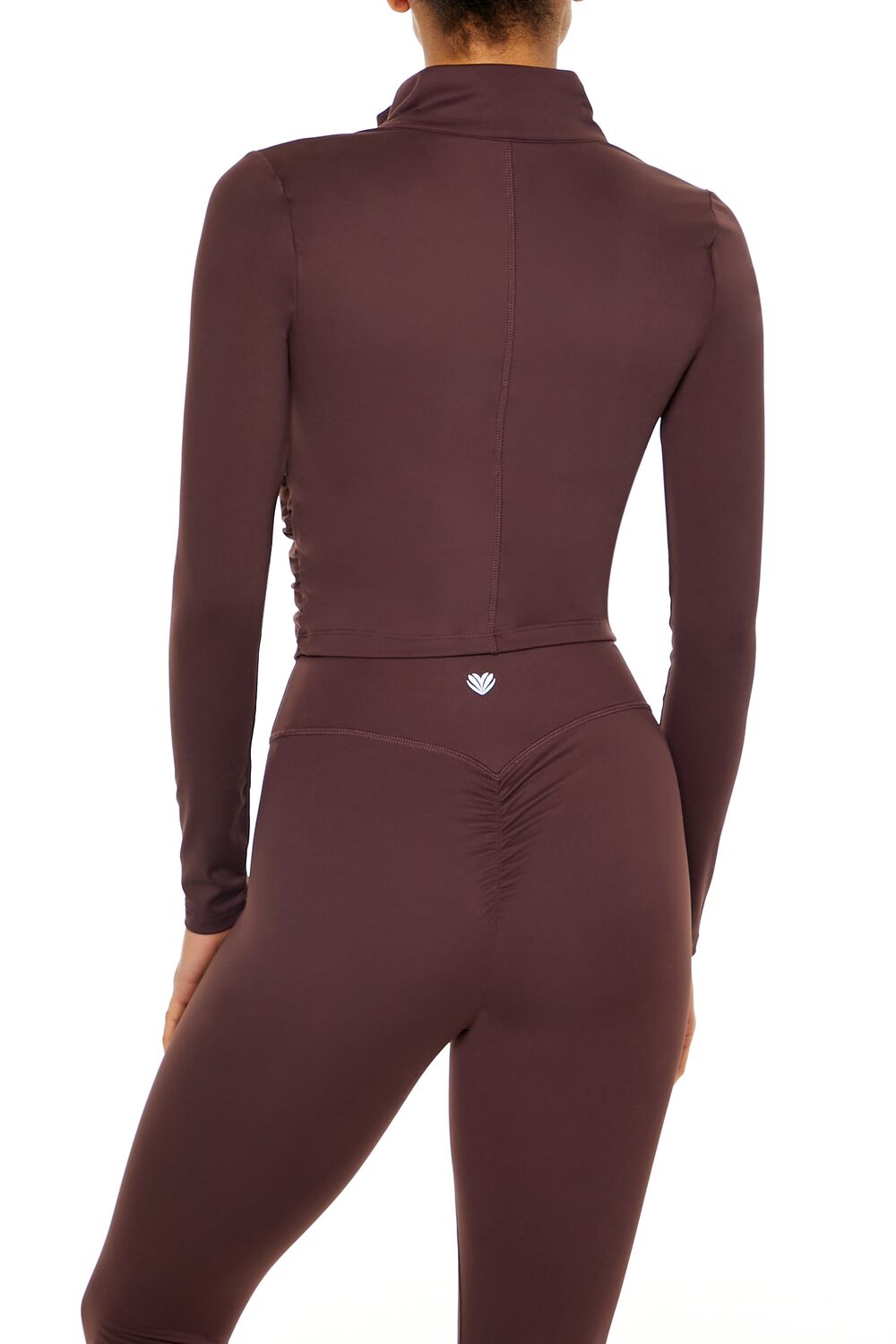Active Ruched Zip-Up Jacket