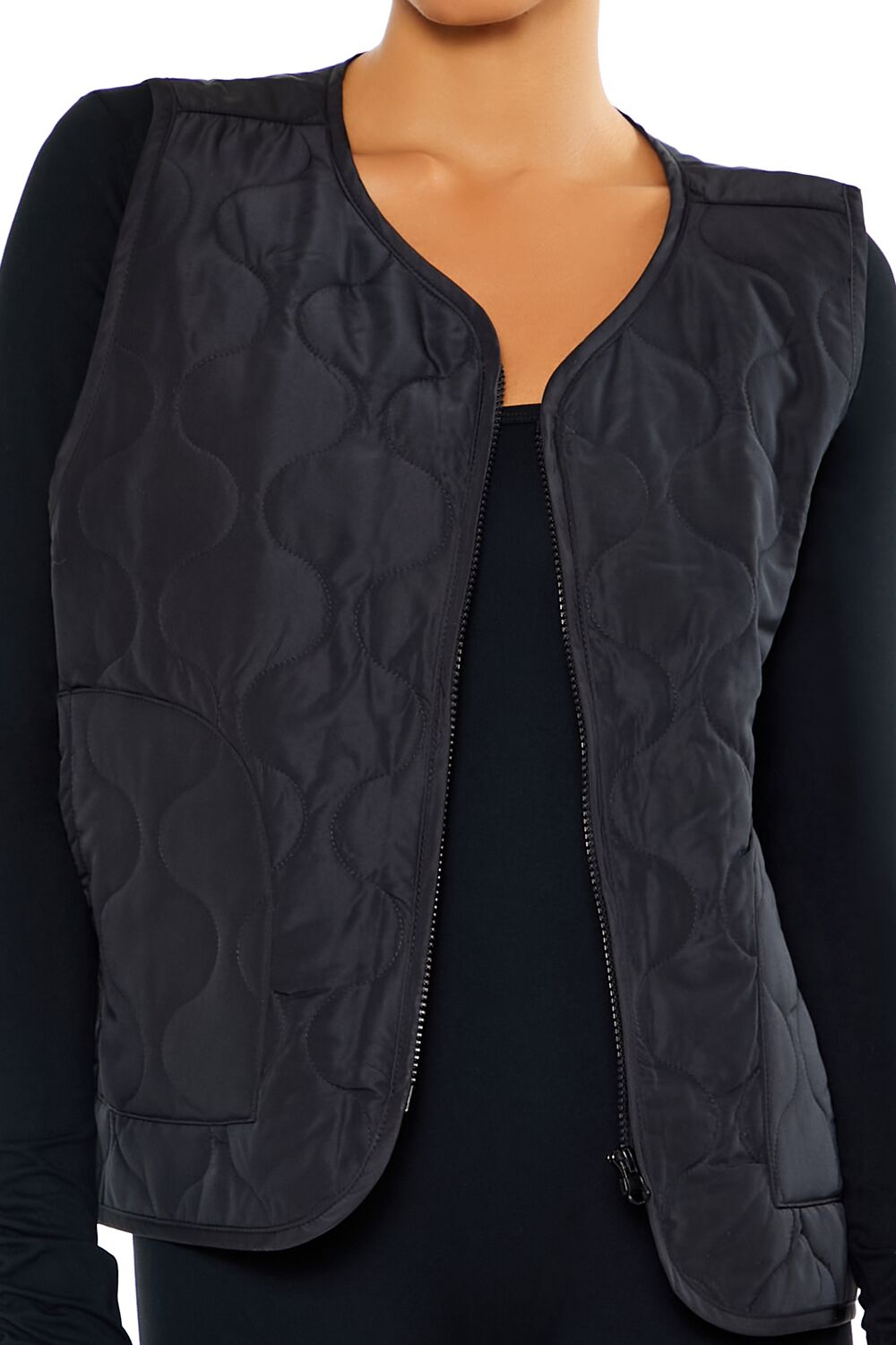 Active Quilted Zip-Up Vest