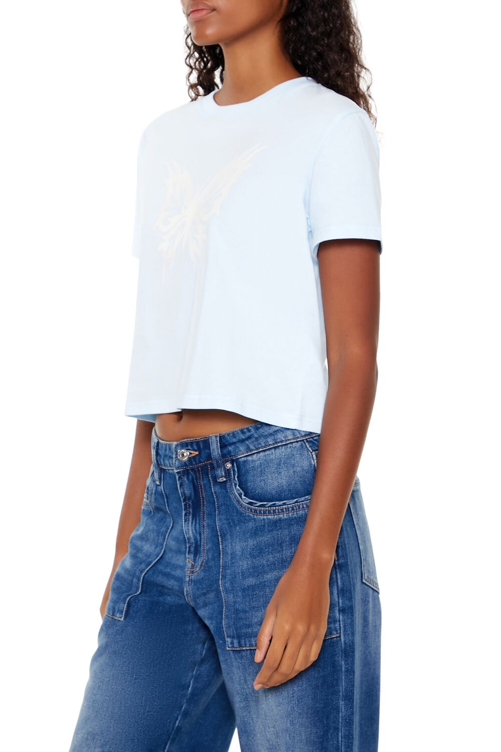 Butterfly Graphic Baby Tee