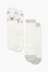 Bear Crew Socks Set - 2 pack