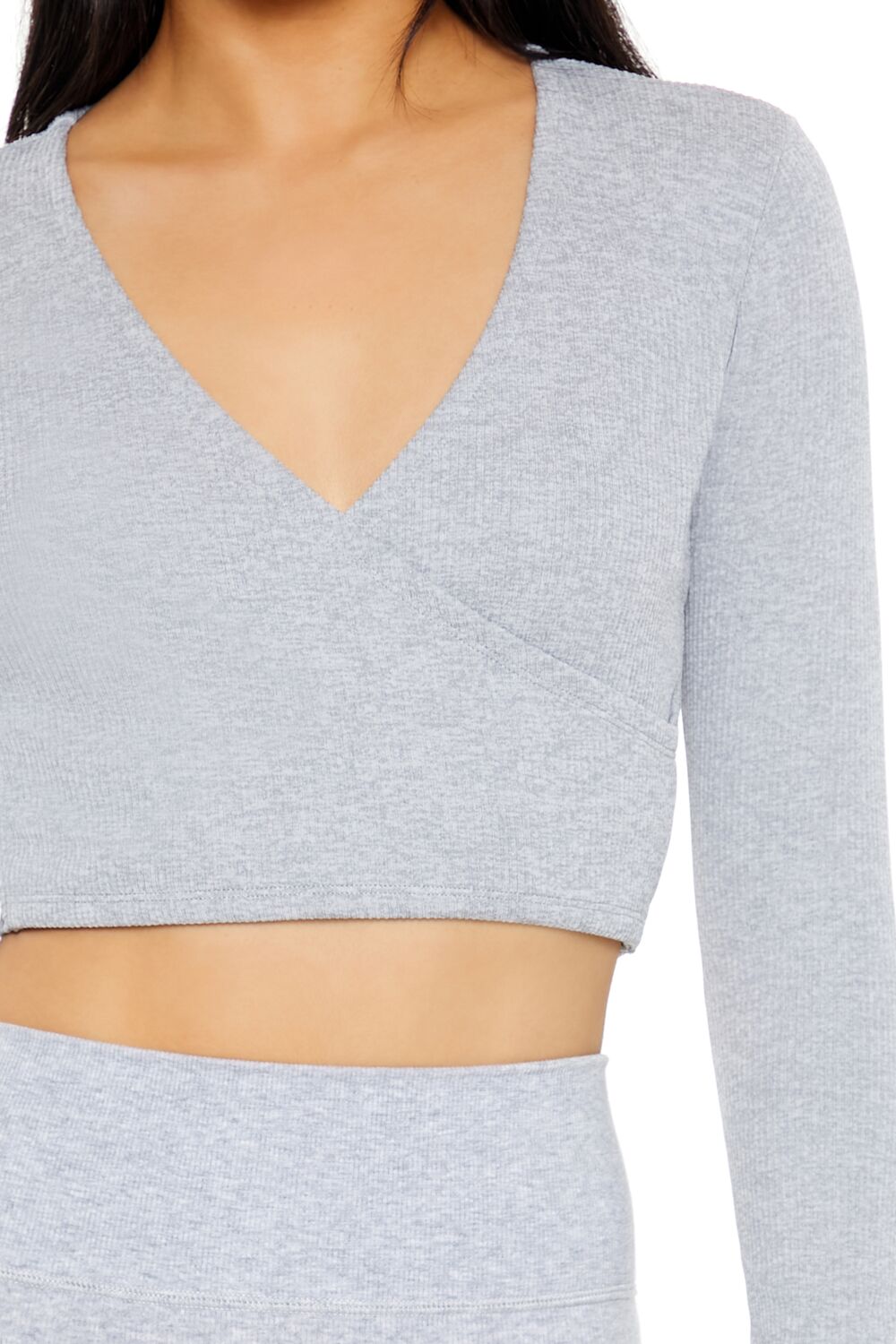 Active Seamless Surplice Crop Top