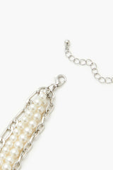 Beaded Layered Cross Necklace