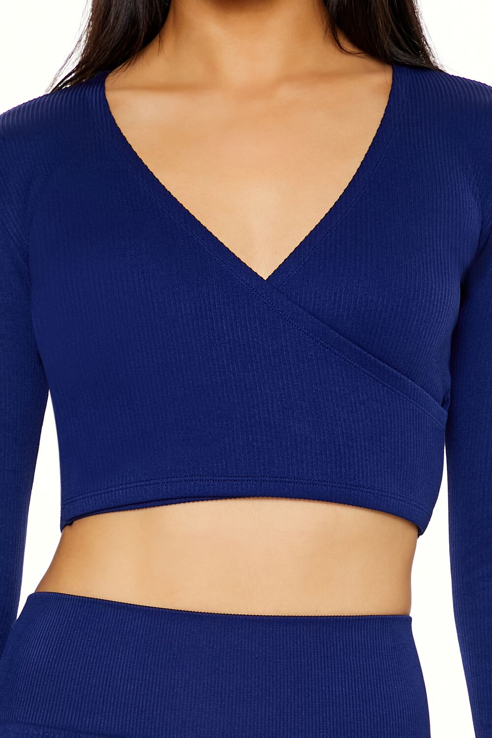 Active Seamless Surplice Crop Top