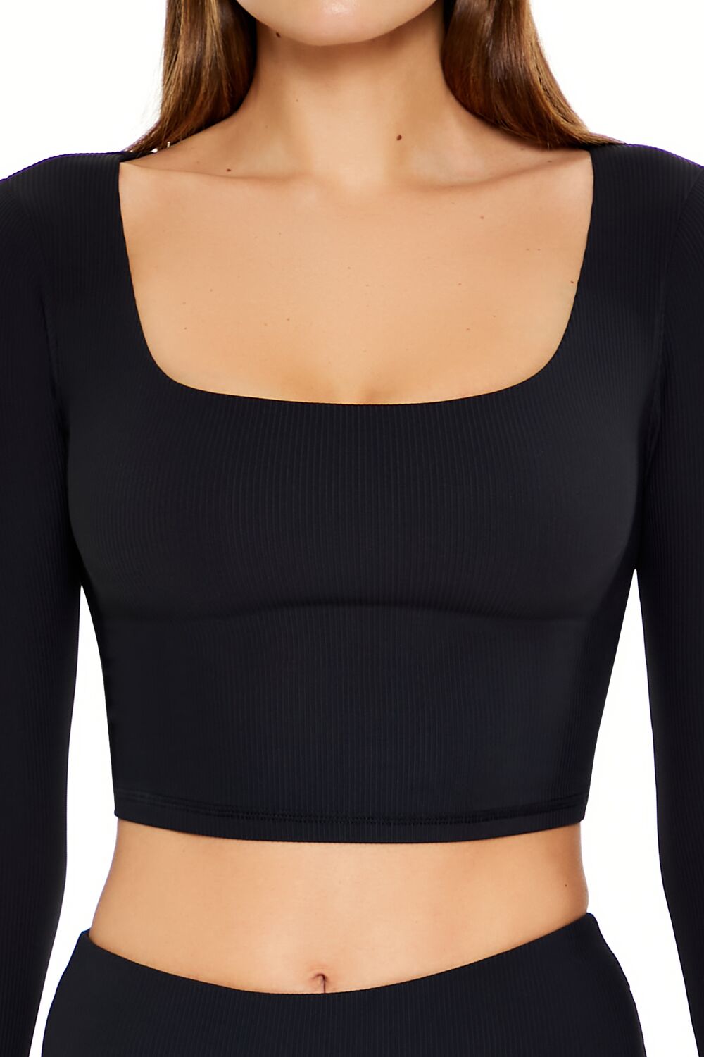 Active Square-Neck Crop Top