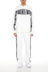 Abstract French Terry Hoodie