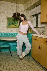 Bow Fleece Sweatpants