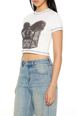 Bustier Graphic Baby Tee