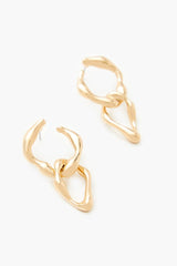 Abstract Chain Drop Earrings