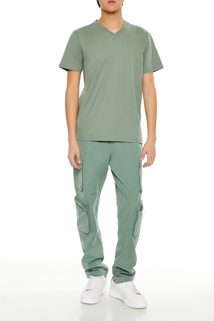 Basic Cotton V-Neck Tee