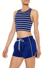 Active Seamless Striped Tank Top