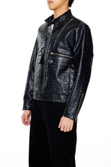 Basketwoven Trucker Jacket