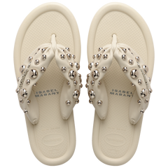 Women's Isabel Marant Maxi Puffed Studs Flip Flops