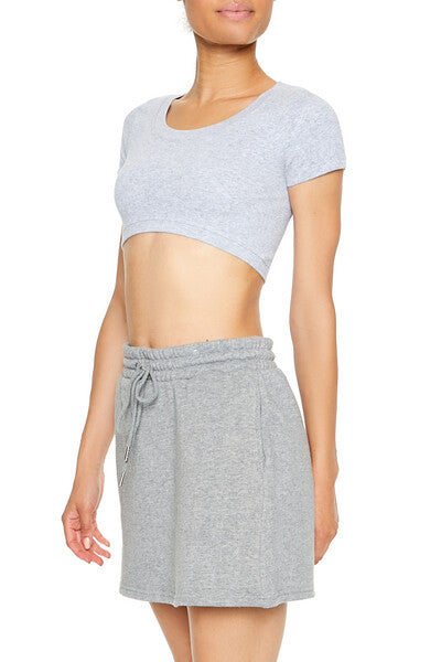 Active Seamless Cropped Tee