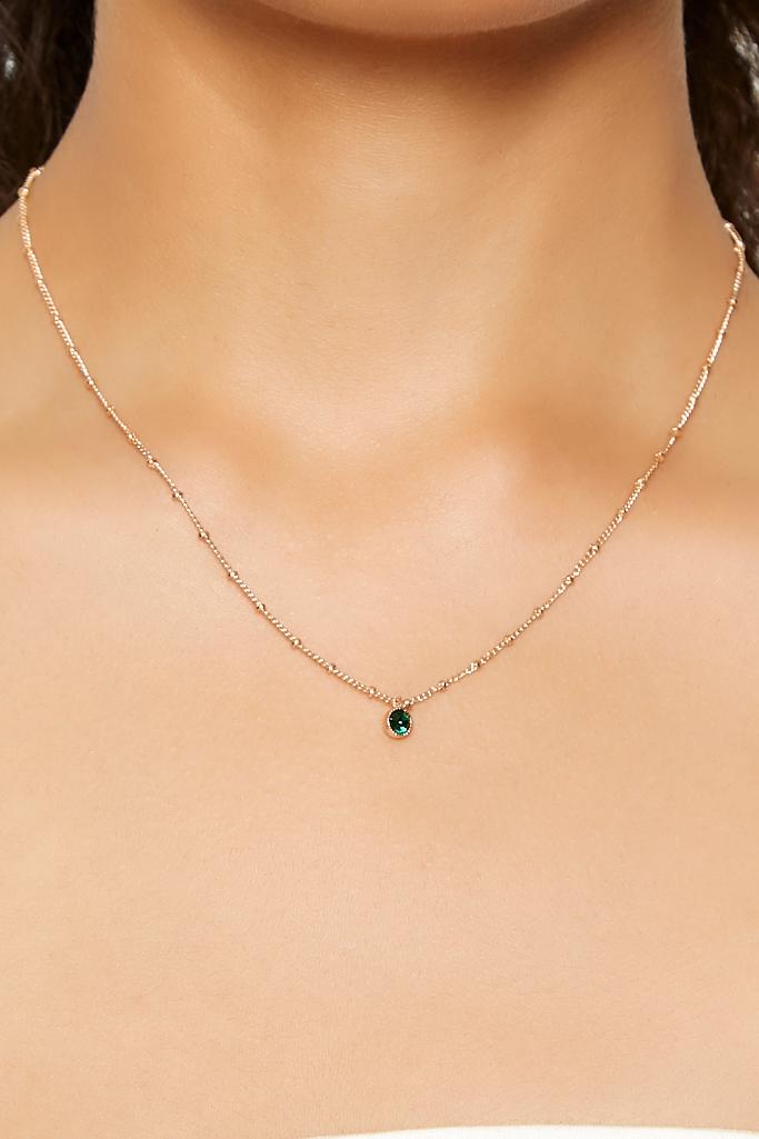 Birthstone Charm Necklace